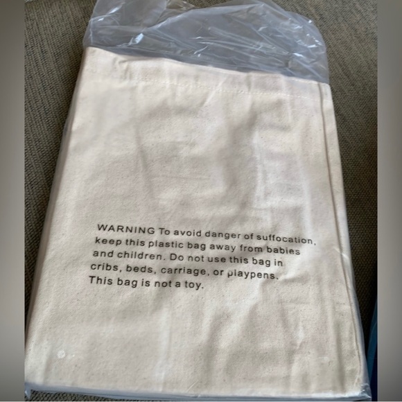 3/$36 Totally Conscious Tote reusable bag- 100% Recycled Cotton-Large - Picture 6 of 7